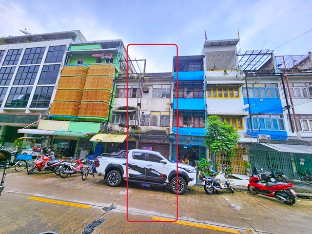 ถ.ข้าวสาร MRTสามยอด1.5 กม.4นอน ศาลเจ้าพ่อเสือ ให้เช่าอาคาร 4ชั้น