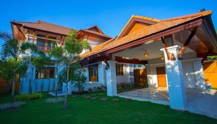 บ้านสไตล์ล้านนา 8.9 ล้าน 100 ตรว. บ้าน 2 ชั้น อ.เมือง บรรยากาศดี