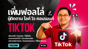 รับเพิ่มผู้ติดตามTikTok ราคาโดนใจ อันดับ1ในไทย