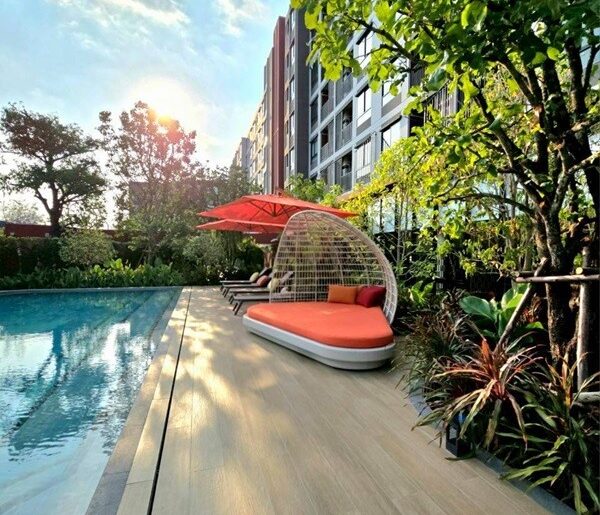 ดีคอนโด วิวิด รังสิต คอนโด ใกล้ ม.กรุงเทพ พร้อมอยู่ Fully Furnished แต่งครบ โทร 0654496399