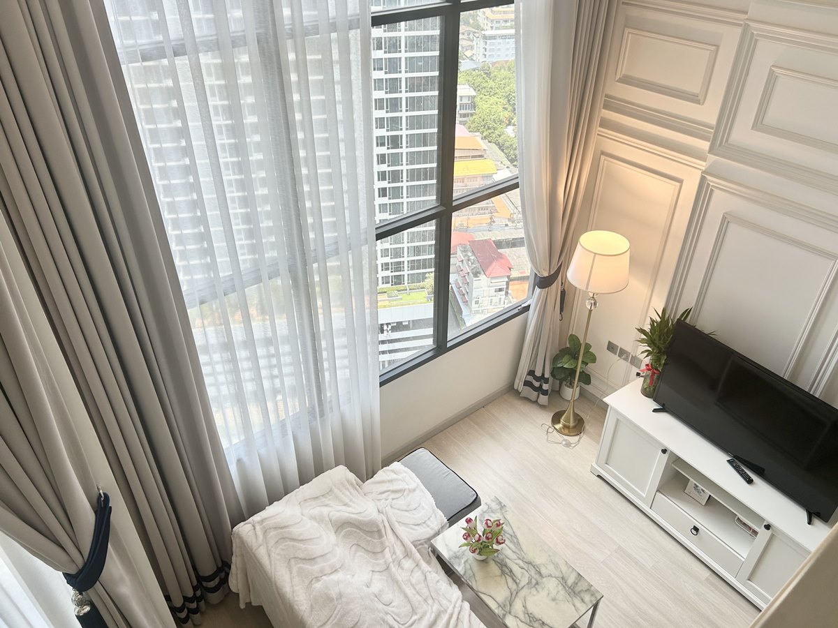 ให้เช่าคอนโด Knightbridge Prime Sathon ใจกลางสาทร 1 ห้องนอน 1 น้ำ ชั้น 29 วิวเมือง ติดรถ BRT